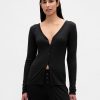 Pyjama-Cardigan mit Mini-Ripp