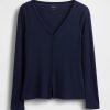 Pyjama-Cardigan mit Mini-Ripp