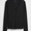 Pyjama-Cardigan mit Mini-Ripp