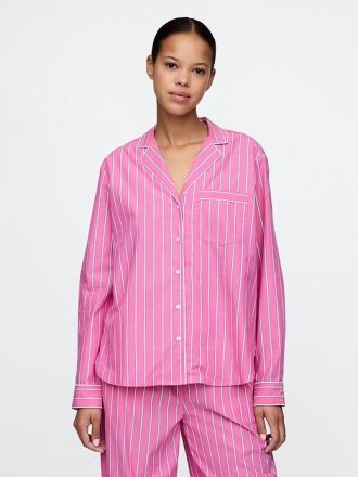 Pyjama-Hemd aus Popeline