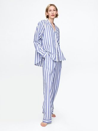 Pyjama-Hemd aus Popeline