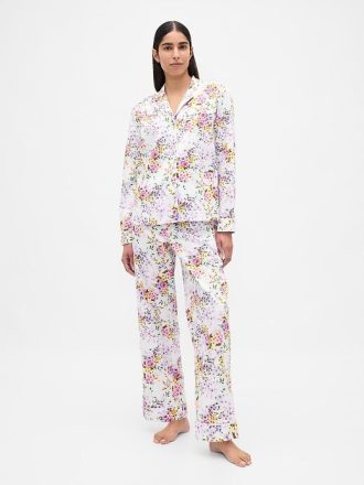 Pyjama-Hemd aus Popeline
