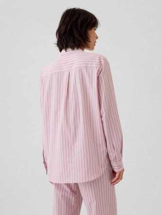 Pyjama-Hemd aus Popeline