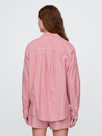 Pyjama-Hemd aus Popeline