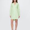 Pyjama-Hemdkleid aus Popeline Pyjama-Hemdkleid aus Popeline