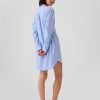 Pyjama-Hemdkleid aus Popeline Pyjama-Hemdkleid aus Popeline