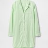 Pyjama-Hemdkleid aus Popeline Pyjama-Hemdkleid aus Popeline