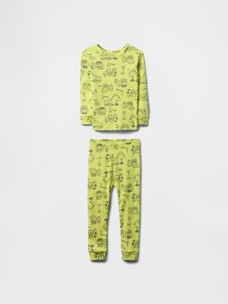 Pyjama-Set aus gebürsteter Bio-Baumwolle für Babys und Kleinkinder