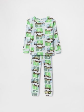 Pyjama-Set aus gebürsteter Bio-Baumwolle für Babys und Kleinkinder