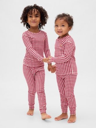 Pyjama-Set aus gebürsteter Bio-Baumwolle für Babys und Kleinkinder