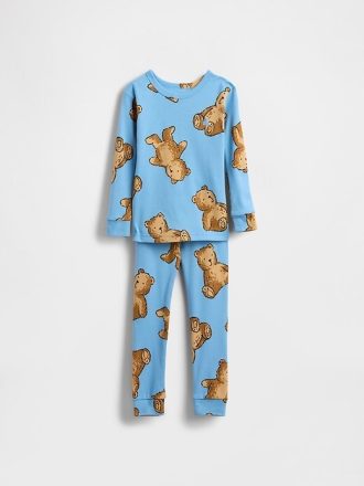 Pyjama-Set aus gebürsteter Bio-Baumwolle für Babys und Kleinkinder