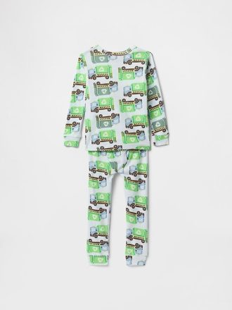 Pyjama-Set aus gebürsteter Bio-Baumwolle für Babys und Kleinkinder
