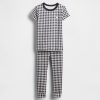 Pyjama-Set aus gebürsteter Bio-Baumwolle mit Vichy-Karomuster für Babys und Kleinkinder Pyjama-Set aus gebürsteter Bio-Baumwolle mit Vichy-Karomuster für Babys und Kleinkinder