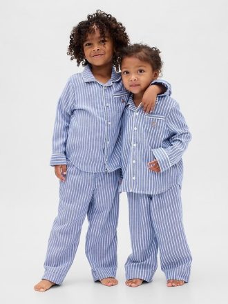 Pyjama-Set aus recyceltem Flanell für Babys und Kleinkinder