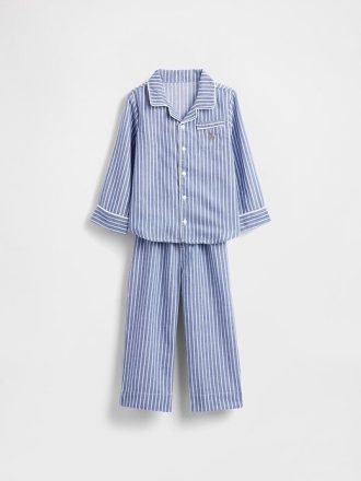 Pyjama-Set aus recyceltem Flanell für Babys und Kleinkinder