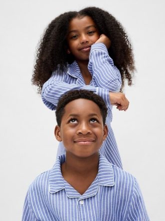 Pyjama-Set aus recyceltem Flanell für Kinder