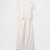 Pyjama-Set aus recyceltem Pointelle für Kinder Pyjama-Set aus recyceltem Pointelle für Kinder