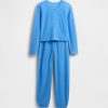 Pyjama-Set aus recyceltem Waffelmuster für Kinder Pyjama-Set aus recyceltem Waffelmuster für Kinder