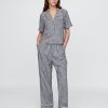 Pyjama-Shirt aus Leinenmischung Pyjama-Shirt aus Leinenmischung