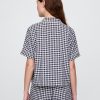 Pyjama-Shirt aus Leinenmischung Pyjama-Shirt aus Leinenmischung