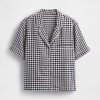 Pyjama-Shirt aus Leinenmischung Pyjama-Shirt aus Leinenmischung