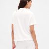 Pyjama-Shirt mit Rüschen