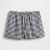 Pyjama-Shorts aus Leinenmischung Pyjama-Shorts aus Leinenmischung