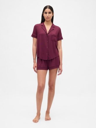 Pyjama-Shorts aus Modal