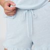 Pyjama-Shorts mit Rüschen
