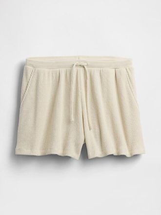 Pyjama-Shorts mit Waffelmuster