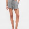 Pyjama-Shorts mit Waffelmuster