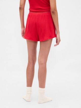 Pyjama-Shorts mit Waffelmuster