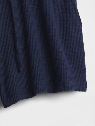 Pyjama-Shorts mit Waffelmuster