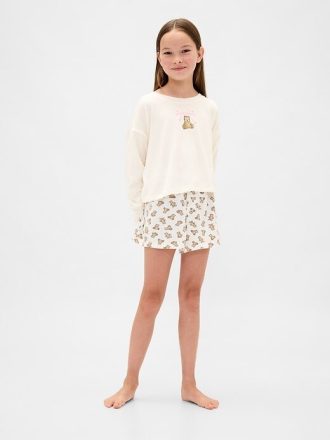 Pyjama-Shorts-Set aus recyceltem Material für Kinder