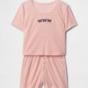 Pyjama-Shorts-Set aus recyceltem Material für Kinder Pyjama-Shorts-Set aus recyceltem Material für Kinder