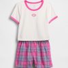 Pyjama-Shorts-Set aus recyceltem Material für Kinder Pyjama-Shorts-Set aus recyceltem Material für Kinder