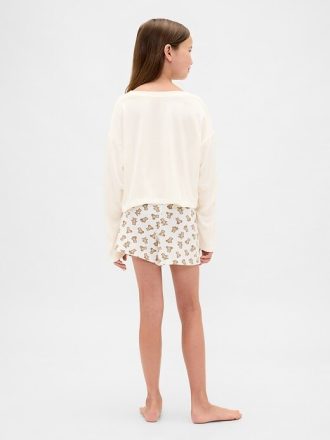 Pyjama-Shorts-Set aus recyceltem Material für Kinder