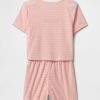 Pyjama-Shorts-Set aus recyceltem Material für Kinder Pyjama-Shorts-Set aus recyceltem Material für Kinder