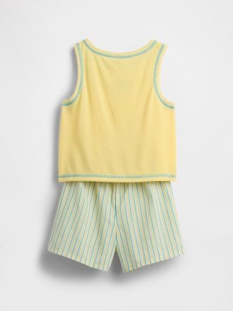 Pyjama-Shorts-Set aus recyceltem Material für Kinder