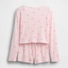 Pyjama-Shorts-Set aus recyceltem Pointelle für Kinder