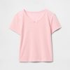 Pyjama-T-Shirt aus recyceltem Pointelle für Kinder Pyjama-T-Shirt aus recyceltem Pointelle für Kinder