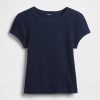 Pyjama-T-Shirt mit Waffelmuster