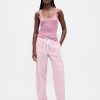 Pyjama-Tanktop mit Mini-Rippspitze