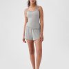 Pyjama-Tanktop mit Mini-Rippspitze