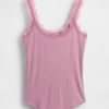 Pyjama-Tanktop mit Mini-Rippspitze
