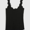 Pyjama-Tanktop mit Mini-Rippspitze