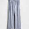Pyjamahose aus Leinenmischung