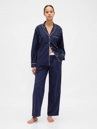 Pyjamahose aus Popeline