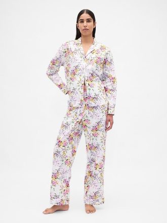 Pyjamahose aus Popeline