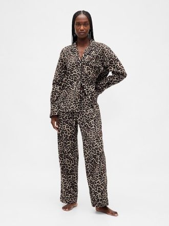 Pyjamahose aus Popeline